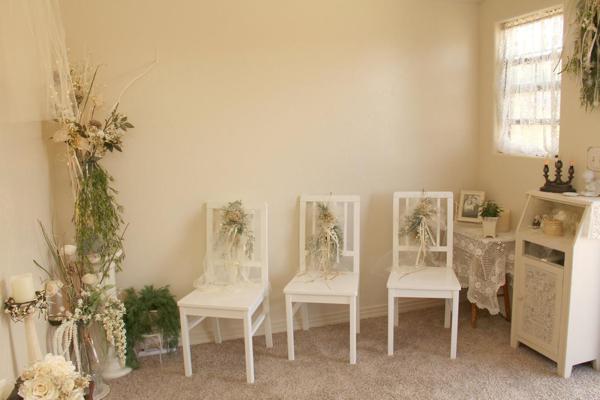 Seating in the Wedding Chapel at Pennington Place in Walsenburg