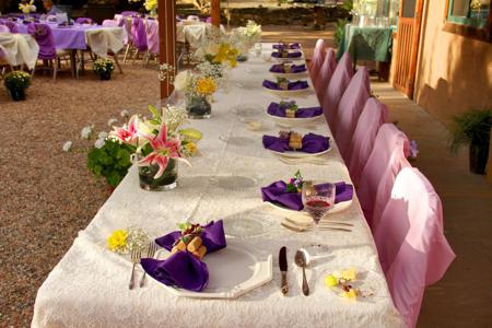 Table for Bride & Groom with Family	at Pennington Place in Walsenburg